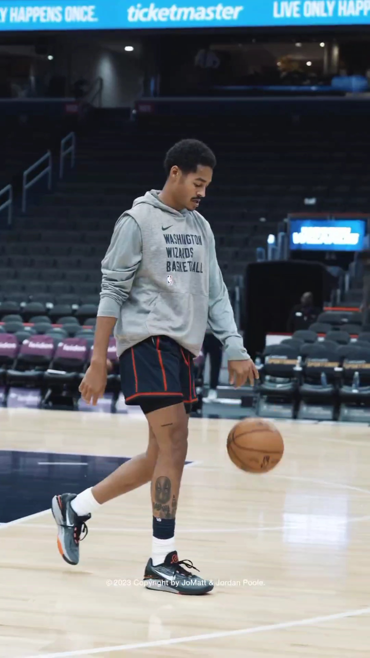 乔丹普尔的赛前热身训练欣赏