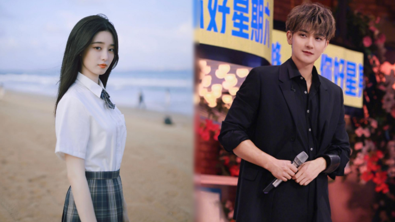 黄子韬徐艺洋公费恋爱好甜,同吃一块饼太腻歪,网友:啥时候官宣?