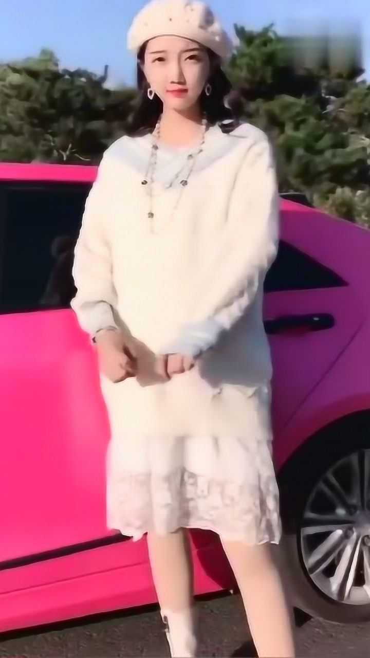 00后小姐姐，怀孕六个月了，看着肚子像个男孩_高清