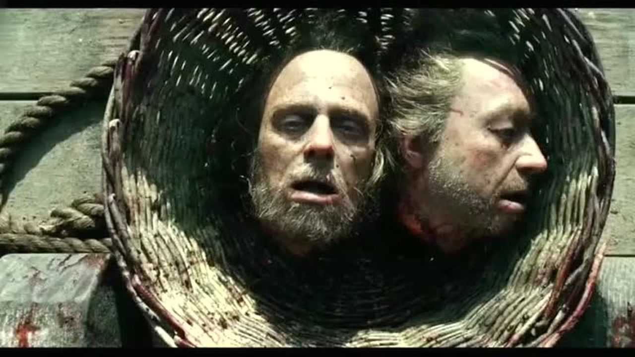 杰克船长看到断头台的那一刻也怕了要求用石头砸死自己