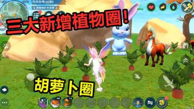 创造与魔法:最实用的三大新增植物圈位置!胡萝卜也能大量采集