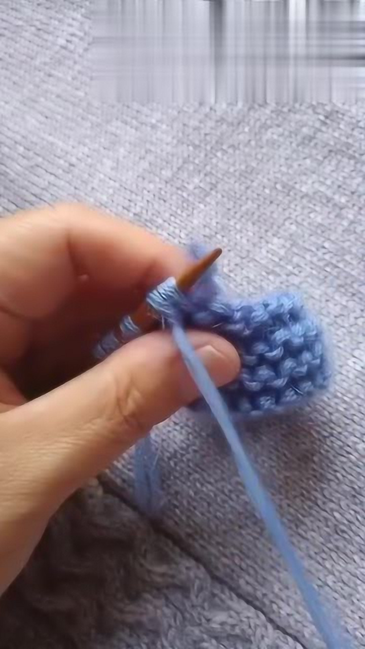 毛衣锁边是这样织出来的这慢动作教程真的看懂了