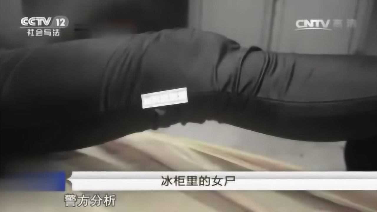 时髦美女被杀后藏尸冰柜内，法医解剖死亡真相被揭开！_高清