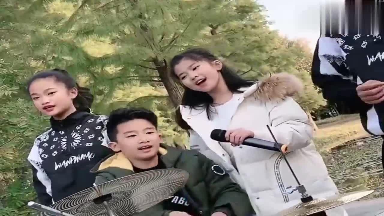 鼓手小天一演奏一首大田后生仔架子鼓打得真好网友好听