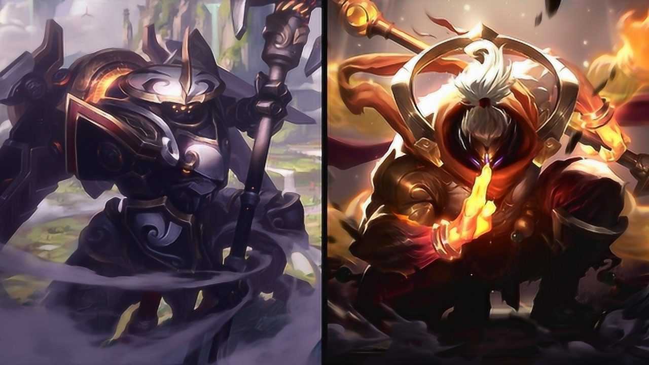 lol:机甲王国 vs 武神 武器大师两款优质皮肤对比
