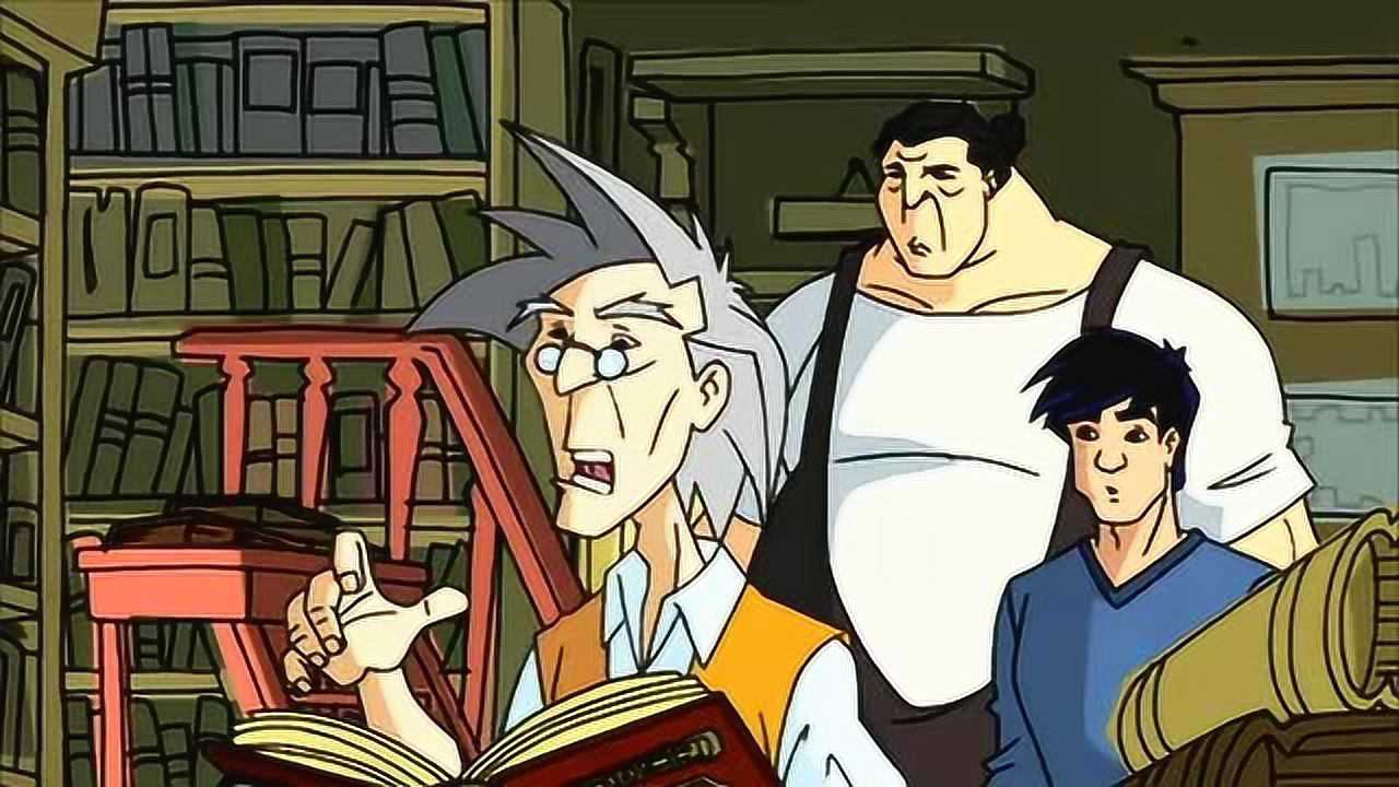 成龙历险记:老爹打开了法术大全,他的手指划过仿佛有魔法一样