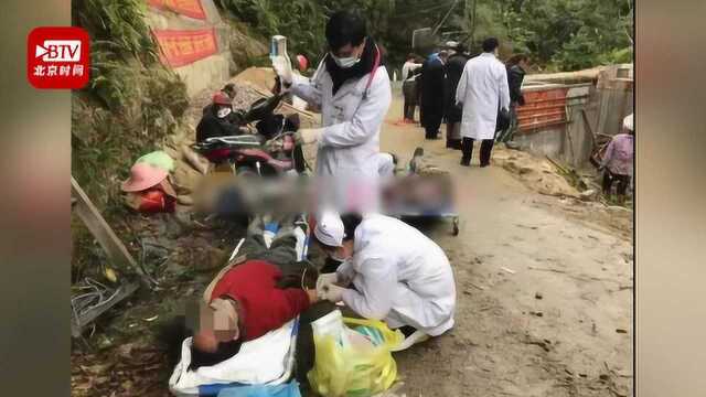 广西融水一座在建桥梁坍塌致1死5伤 官方:伤者无生命危险 原因正在调查