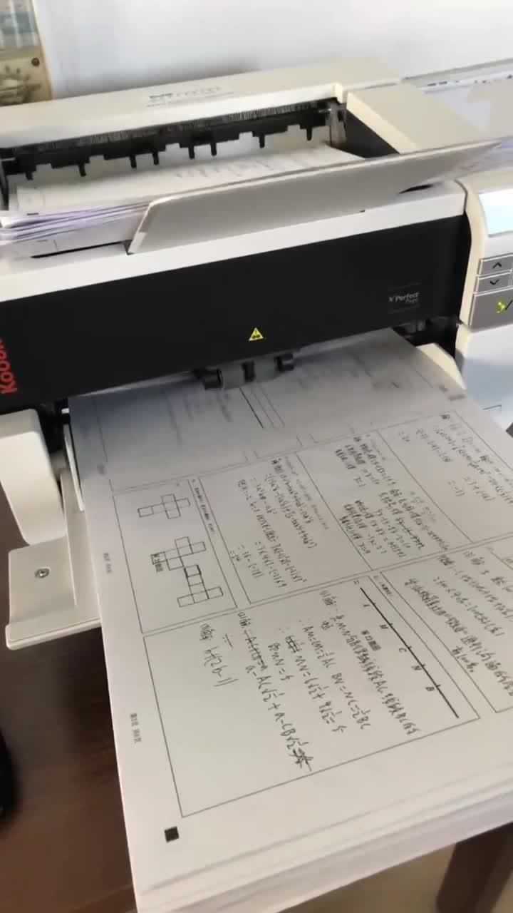 答题卡扫描仪,孩子们可要认真涂卡,网友:我看到了白卷!
