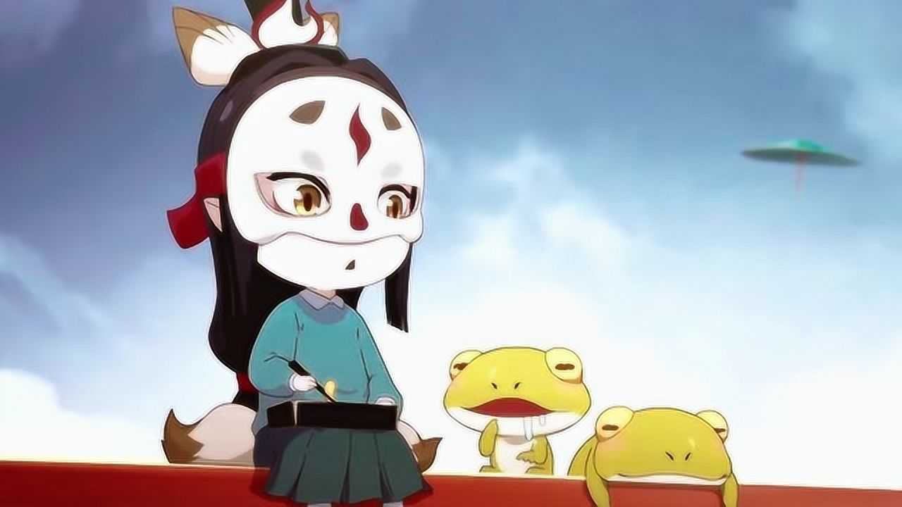 百鬼幼儿园玉藻前总是一副高高在上的样子妖刀姬依然不离身