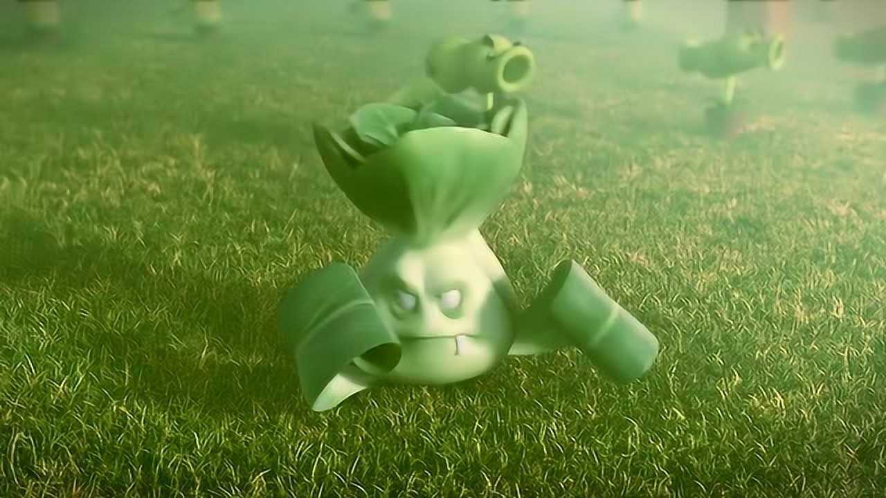 《植物僵尸派对》小白是一棵与众不同的白菜,它会太极不怕僵尸!