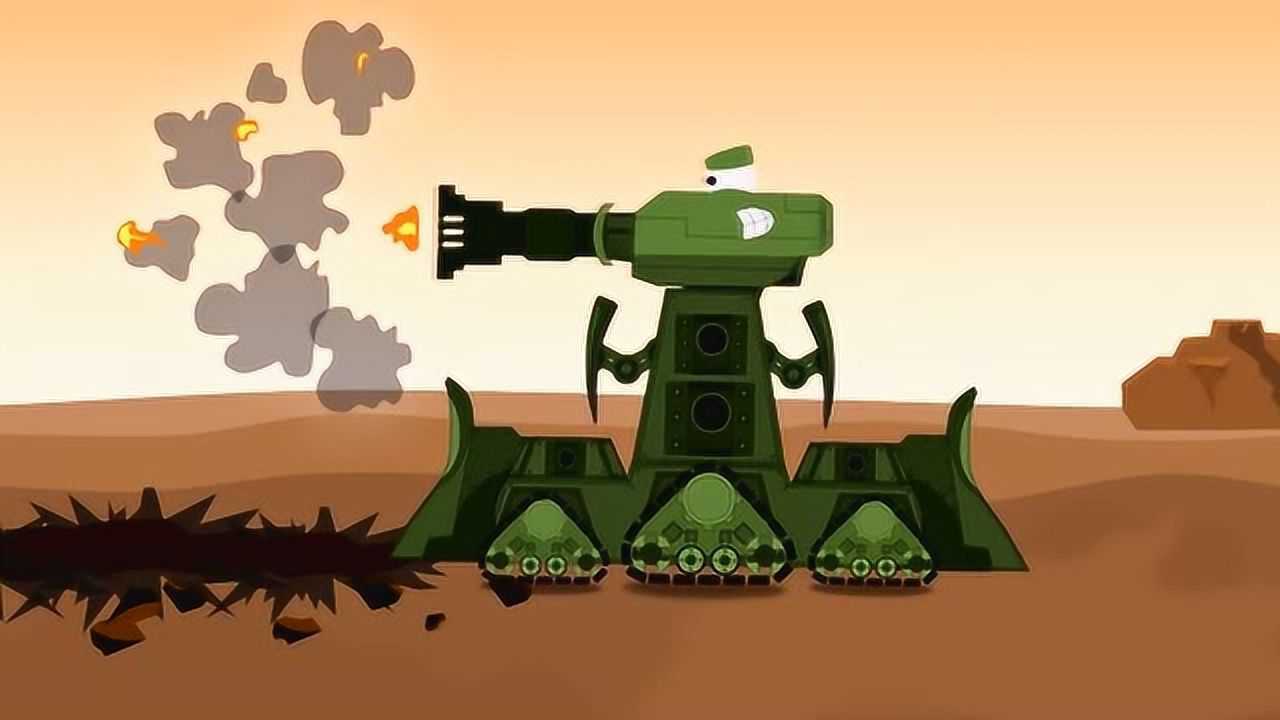 坦克动画:上下齐发