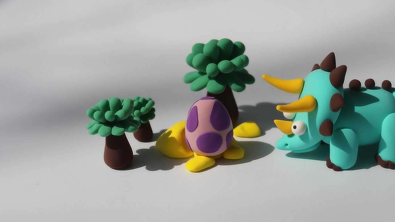 卡乐优儿童超轻黏土教程《恐龙蛋》