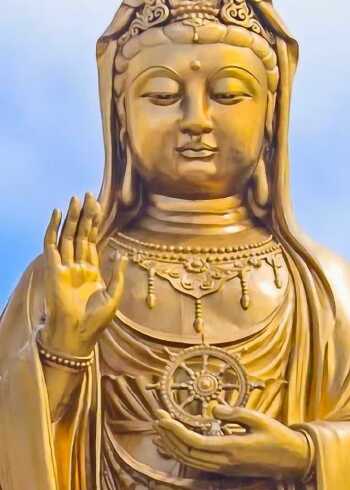 浙江普陀山南海观音菩萨像,大慈大悲,阿弥陀佛