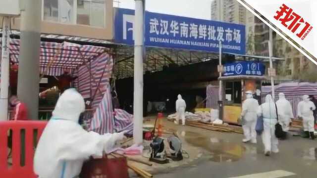 热点丨武汉华南海鲜市场开始三天全面消杀 野生动物此前已被疾控部门封存