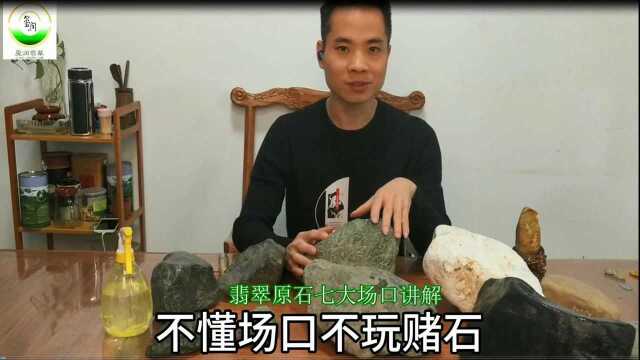 翡翠原石7大场口解析,一刀切涨4亿的赌王马崇仁也认可的赌石要点