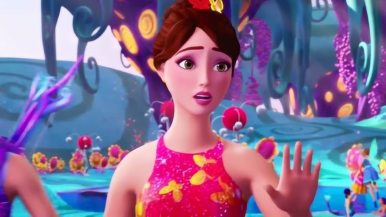 芭比之神秘之门:芭比只要躲过玛露莎的权杖,大家就会恢复了!