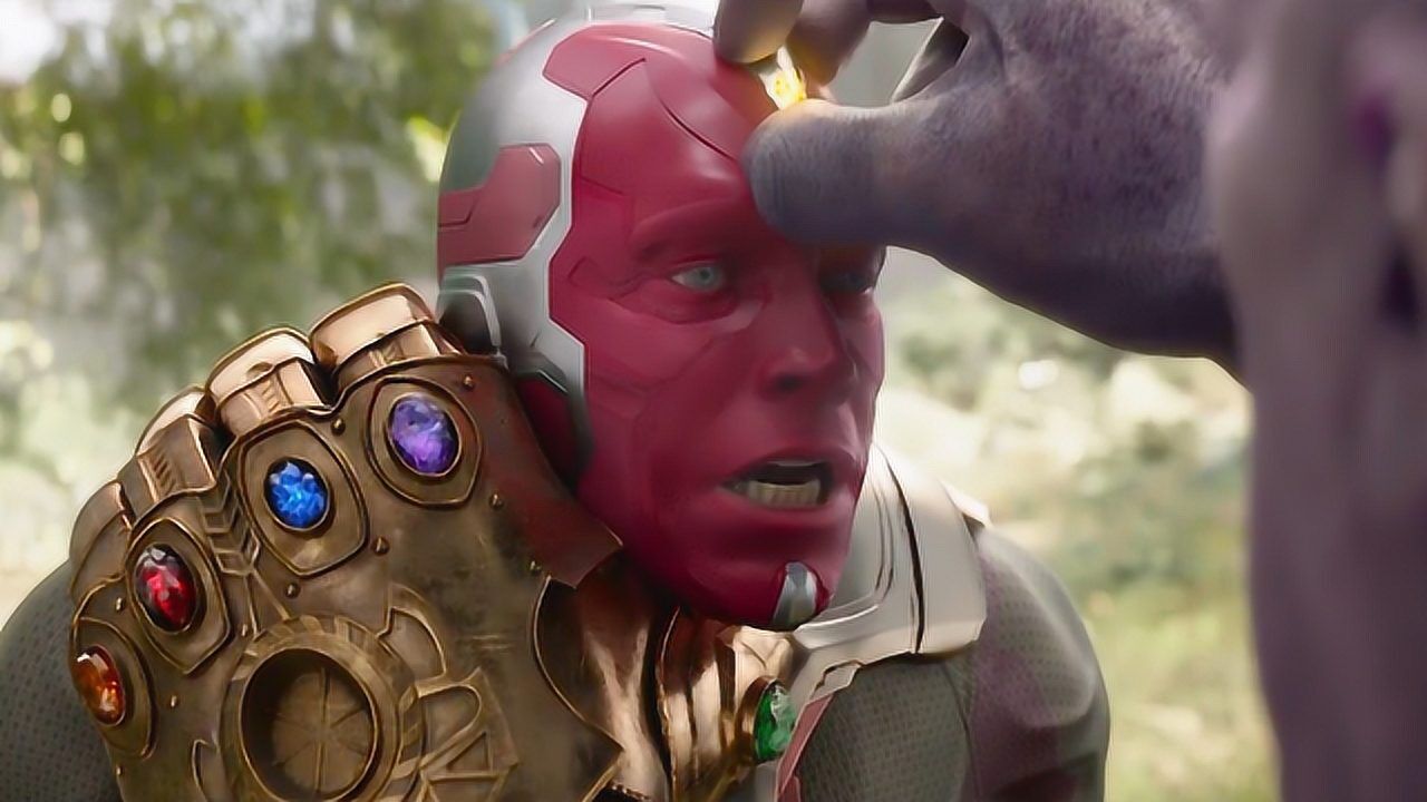 被灭霸扣宝石的幻视,为何复联四没复活?看完心疼绯红女巫3秒钟!