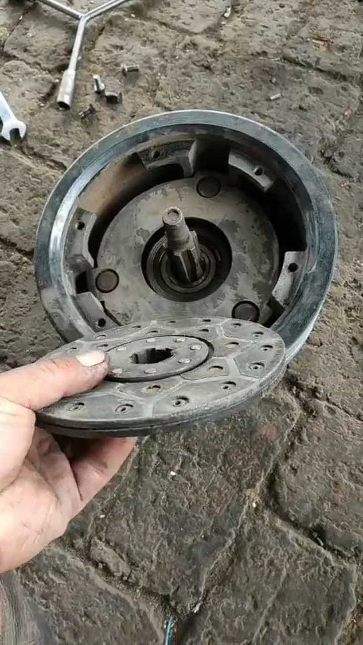 教你正确安装离合器片,有正反面_腾讯视频