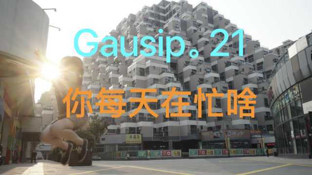 Gausip 21 高斯杂谈 人生课题 每天在忙啥