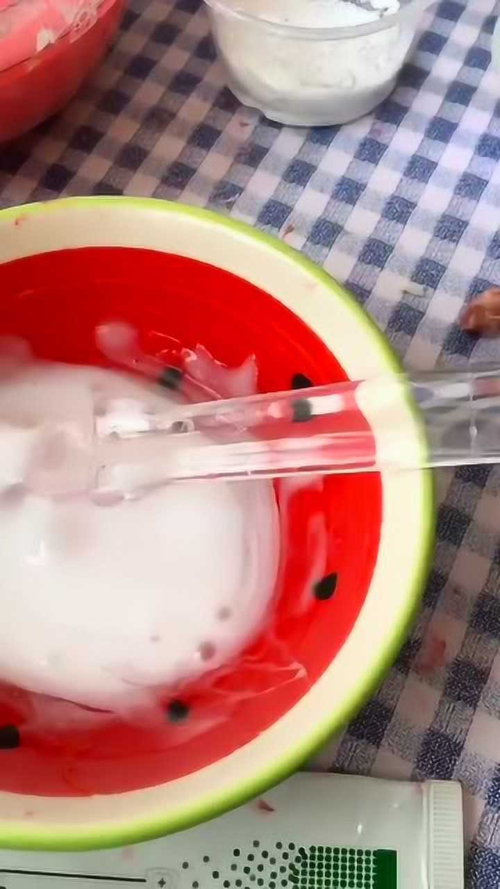 洗洁精做成的起泡胶,你知道怎么做了吗
