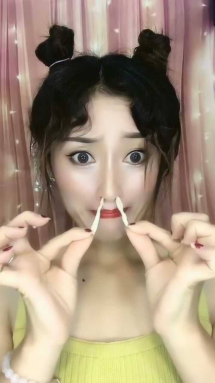 性感女神卸妆竟从鼻里抠出卫生纸有惊呆到我