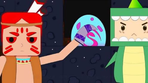 迷你世界动画第137集:洞悲4揍打黑龙,迷斯拉绝招解怒气