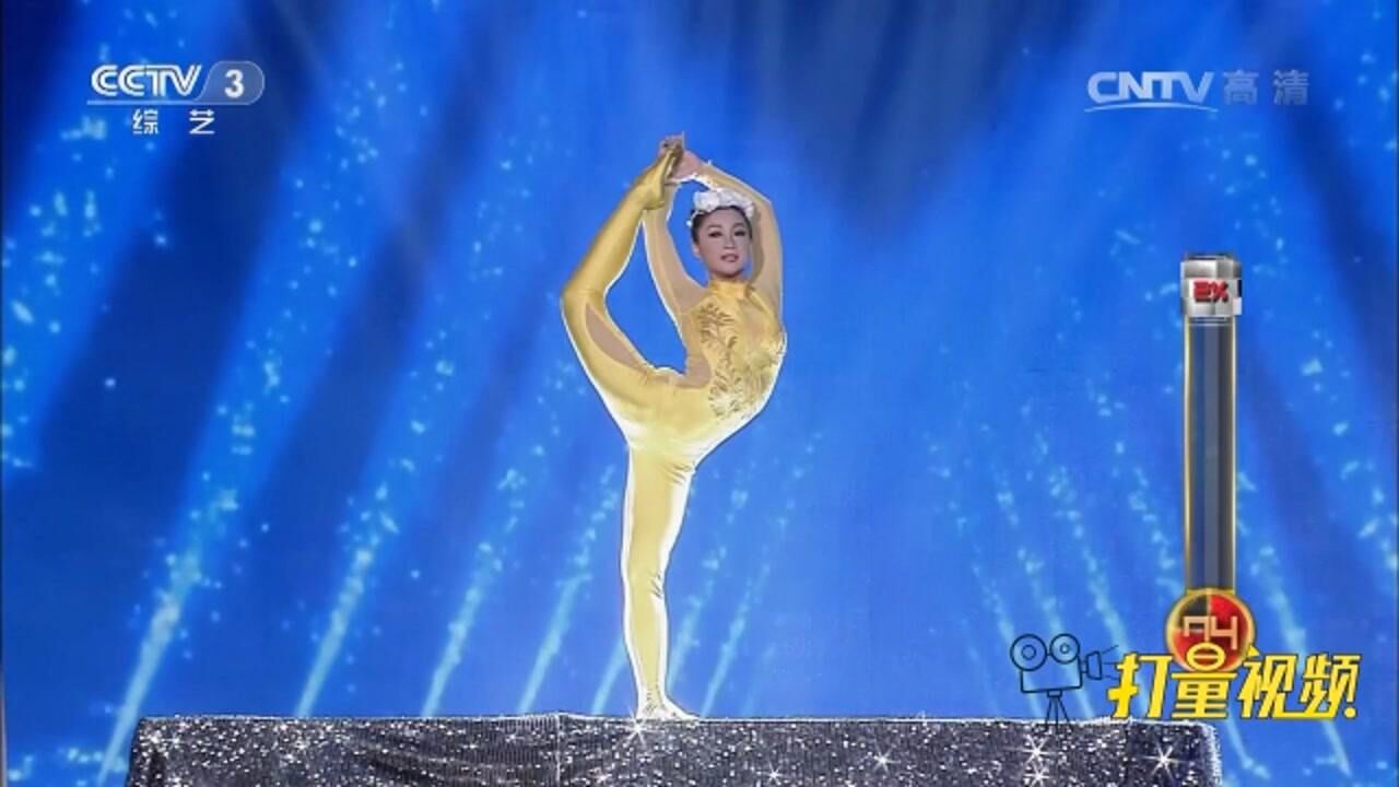 孙菲表演柔术《金蛇贺岁》,婀娜多姿,震撼全场