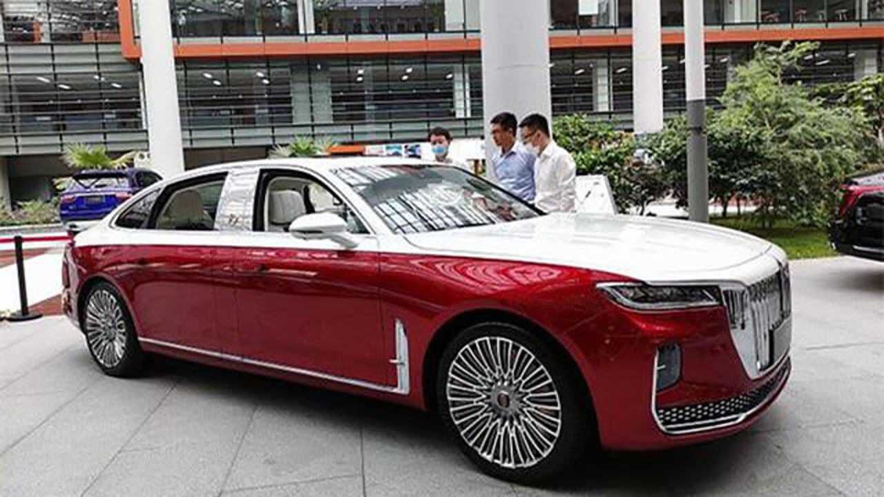 加长版红旗h9终于登场双色车身设计豪华四座30lv6性能爆表