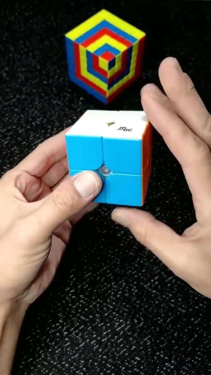 二阶大小魔方花式