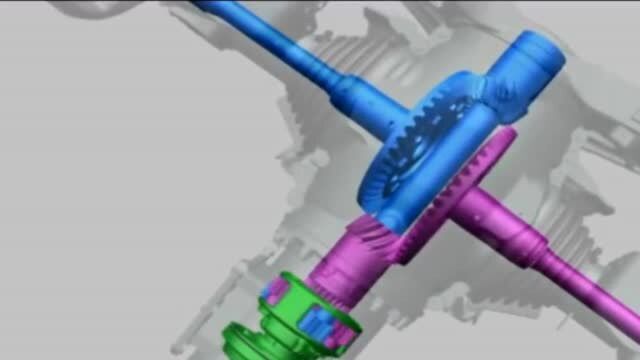 3D动画直观展示,自卸卡车底盘组成结构,54秒看个明白