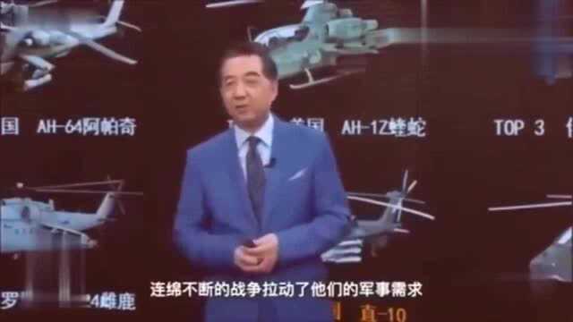 张召忠:世界前十直升机排名,3席,俄罗斯3席,中国2席