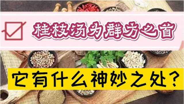 桂枝汤能调理什么病,为什么被称为群方之首?它有哪些药物组成?