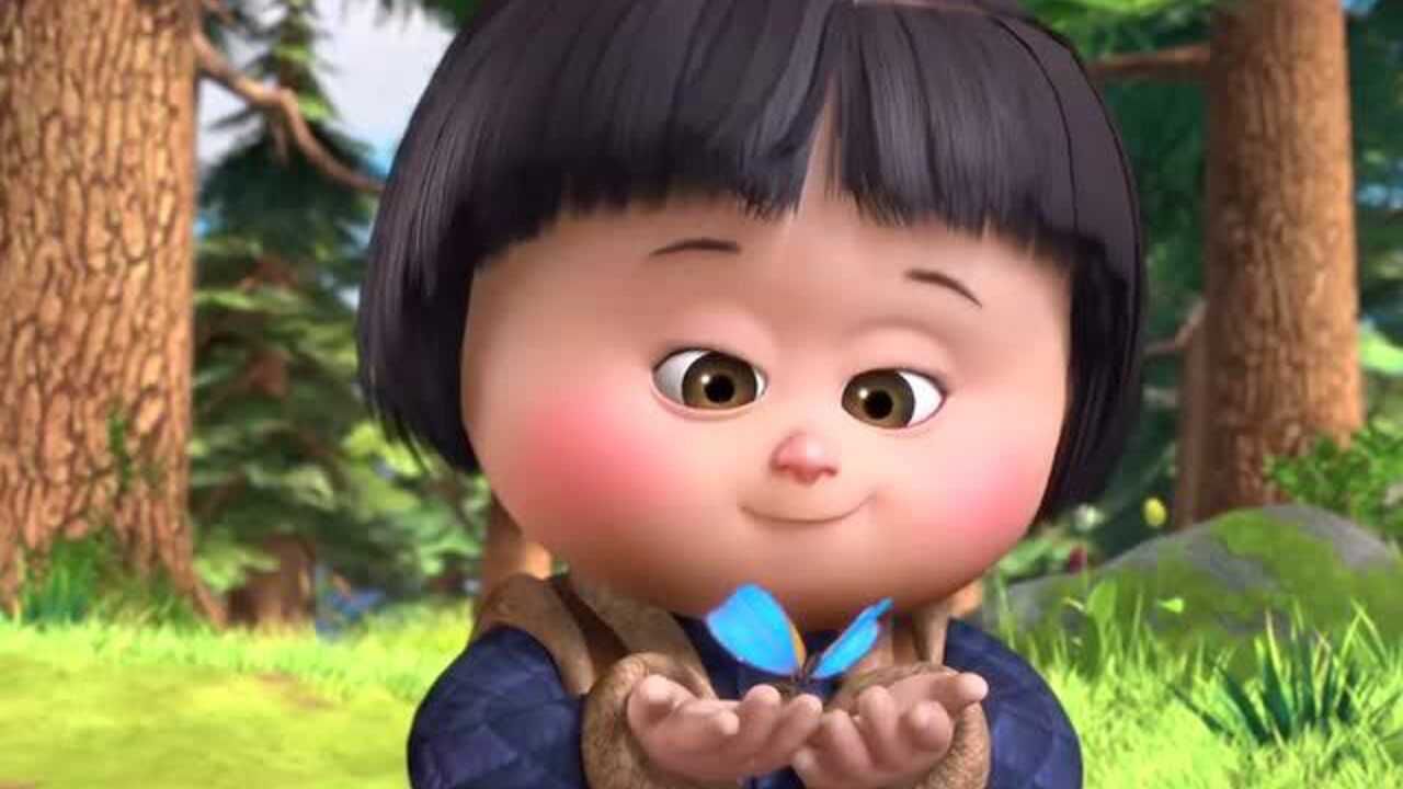 熊出没之夺宝熊兵一人两熊照顾小孩满满都是爱