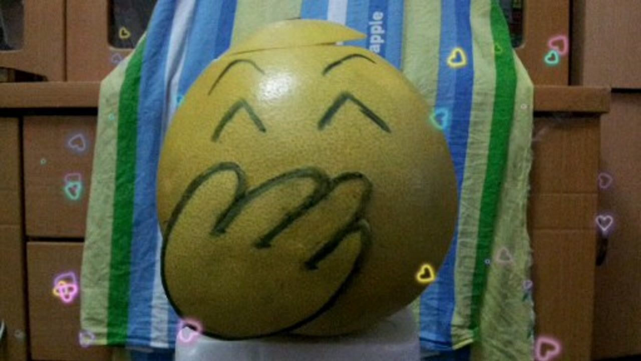 用柚子做个emoji表情包