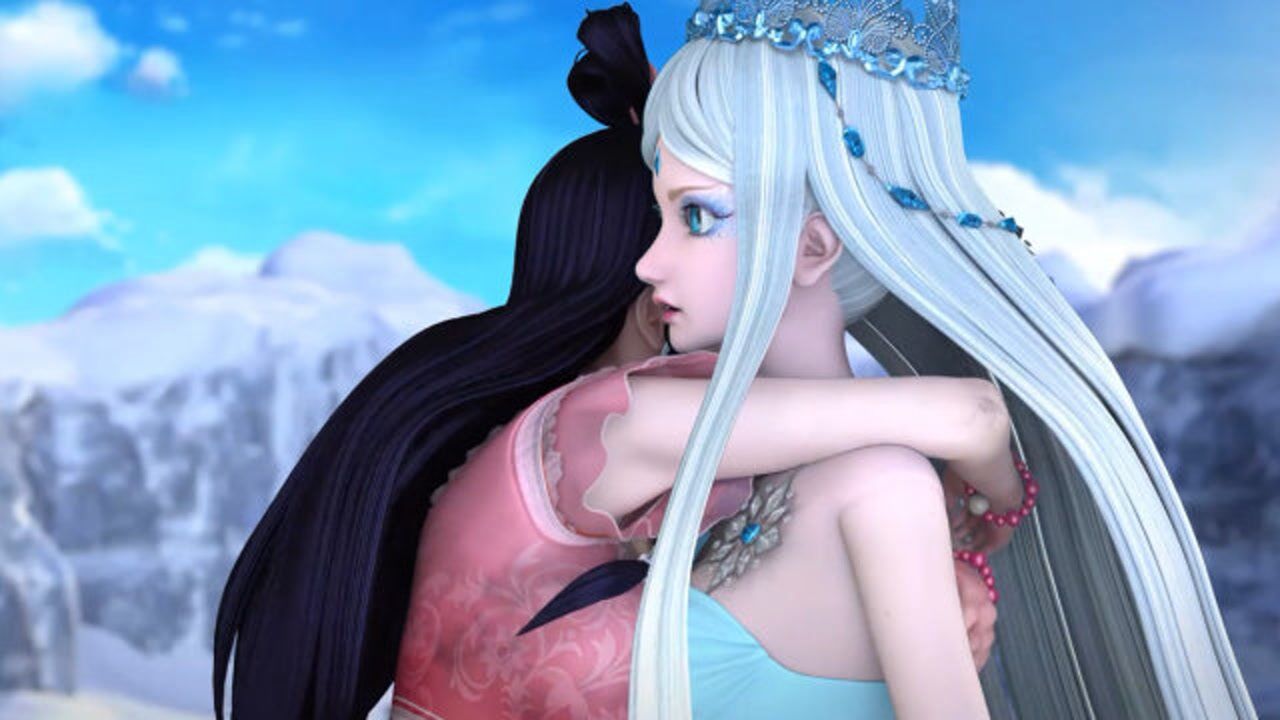 王默拥抱冰公主,竟让这个寒冷的姑娘感受到暖意,晃神了