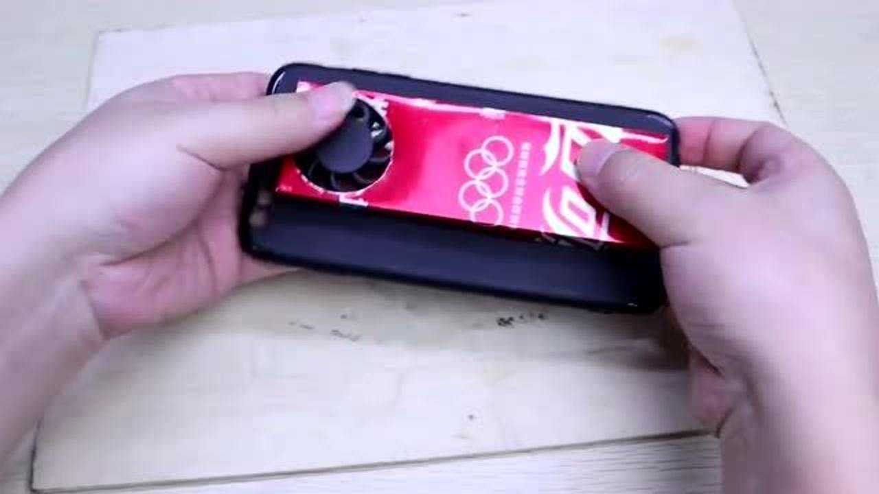 空易拉罐变废为宝,创意制作手机散热器,多少钱,出售你们觉得合适