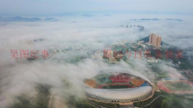 我家住在这个城市,早晨就是这样的美