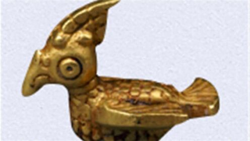 秦始皇祖坟挖出一只黄金鸟，样子非常怪异，专家也不知其用途！