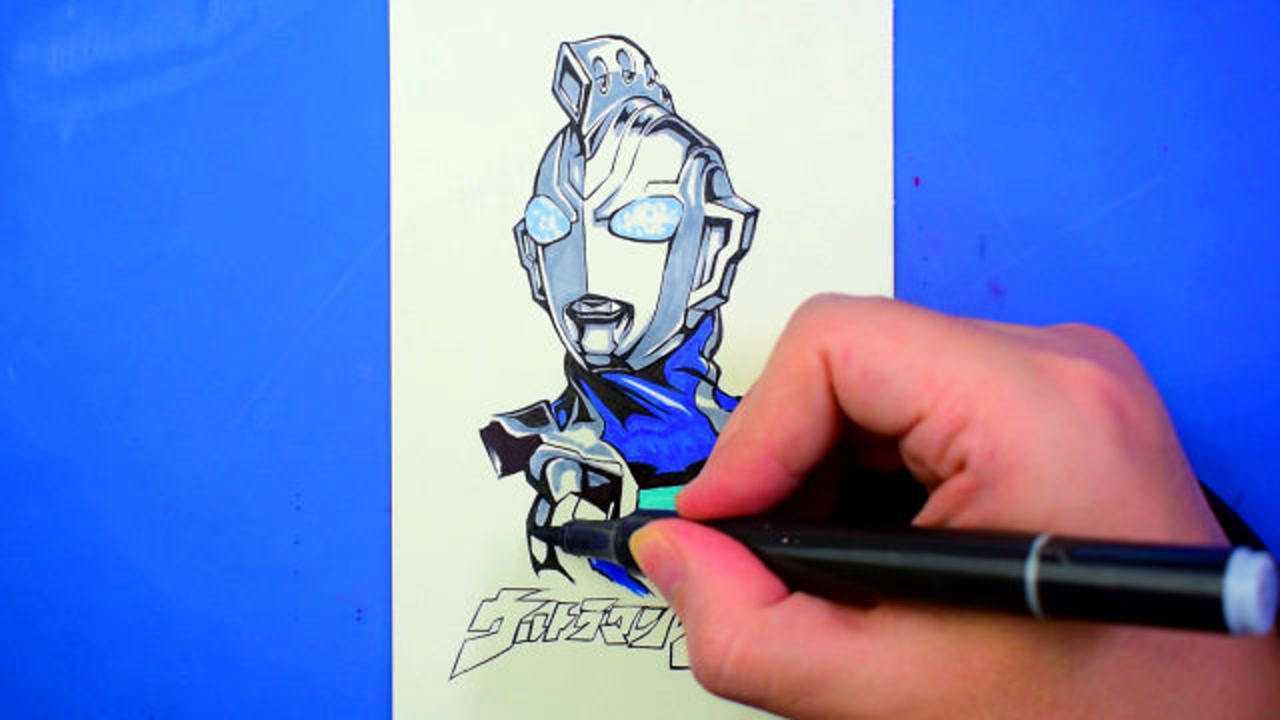 画一个泽塔奥特曼的起源形态你是不是也在追这部剧呢