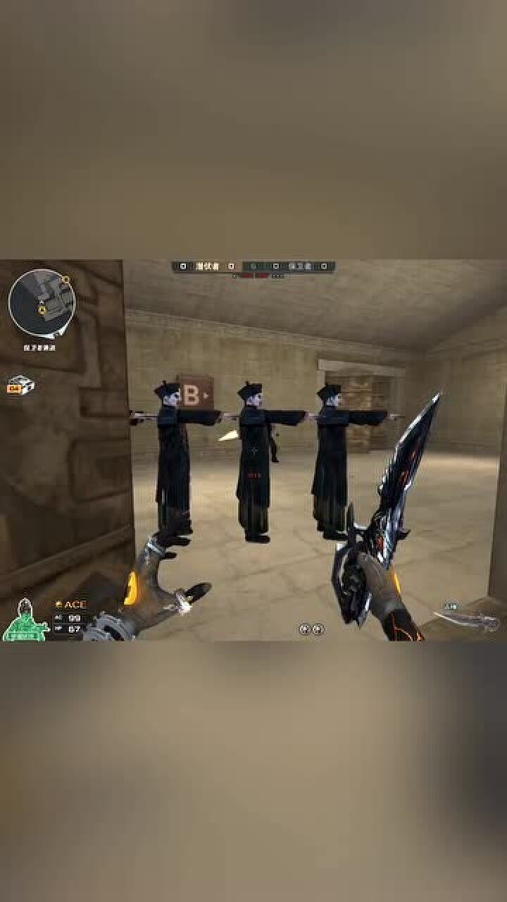 cf威廉越南服搞笑捉迷藏用僵尸模型逗肿瘤哥玩