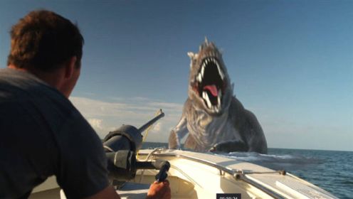 恐龙侵袭：海上出现变异恐龙，开大炮也没用，场面太精彩了！