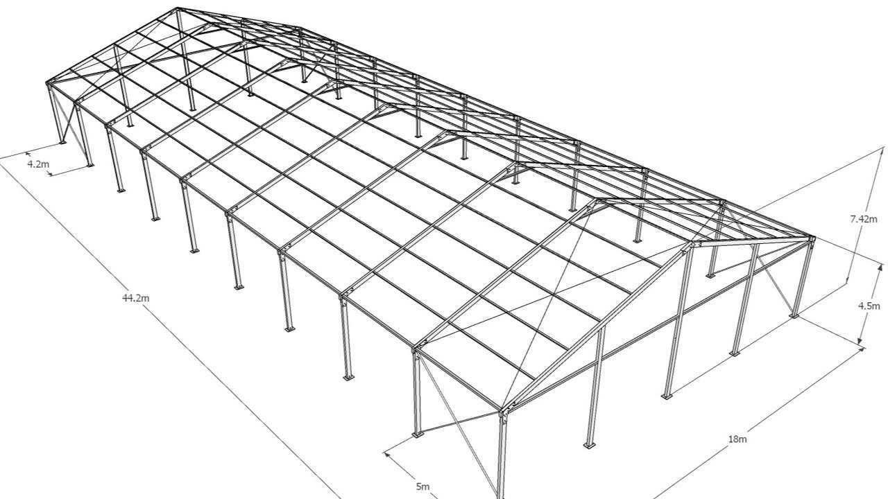 铁棚搭建全教程图片