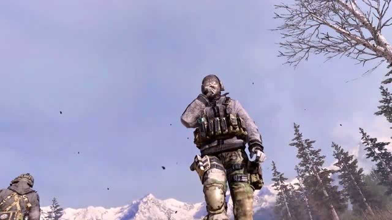 使命召唤//小强,谢菲尔德惨遭背叛,牺牲于幽灵枪下.