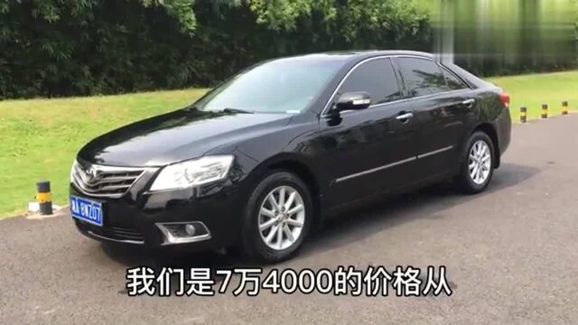 二手车:11年上牌丰田凯美瑞,才7万多,都说经典款后再无经典!