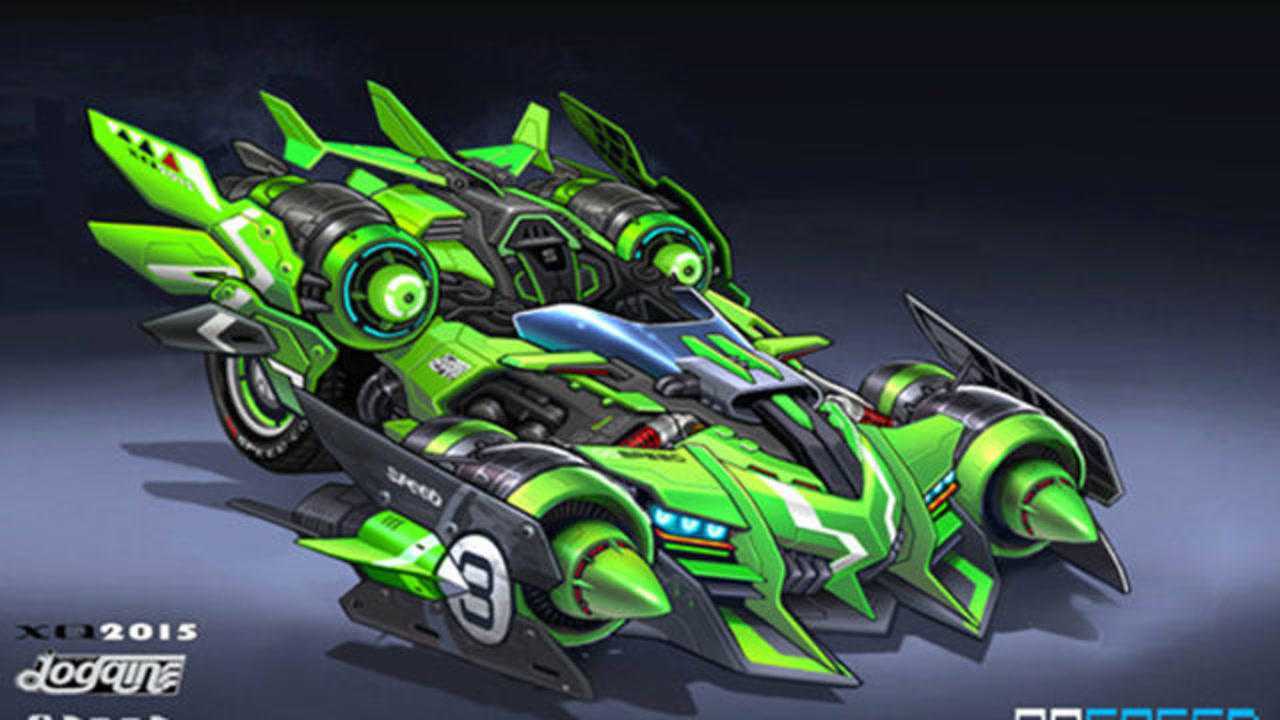 qq飞车朕哥:2000多拿下永久s车异形杀戮炼狱使者!永久车首选夺宝券_腾