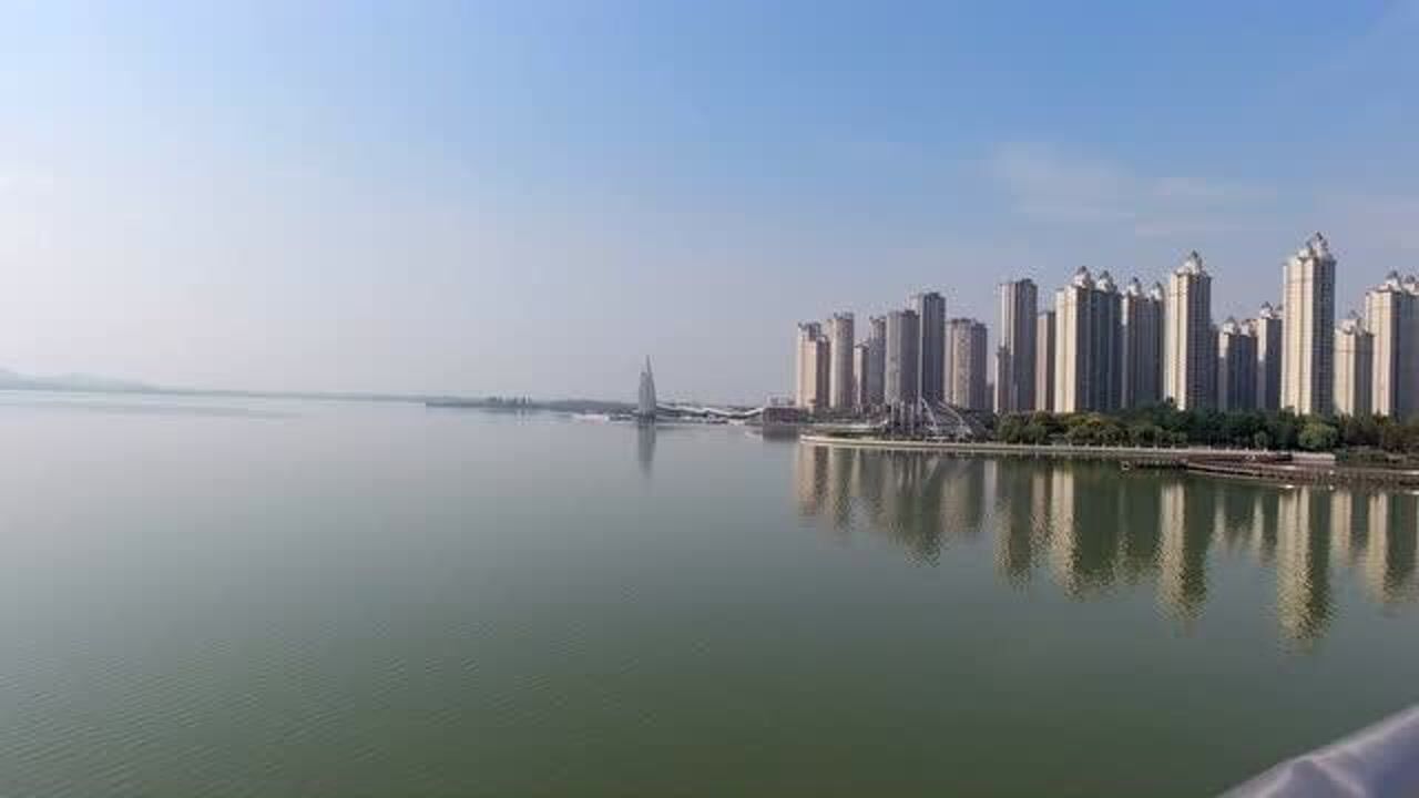 实拍蚌埠龙子湖风景区,美丽的自然风光,国家aaaa级景区,免费开放