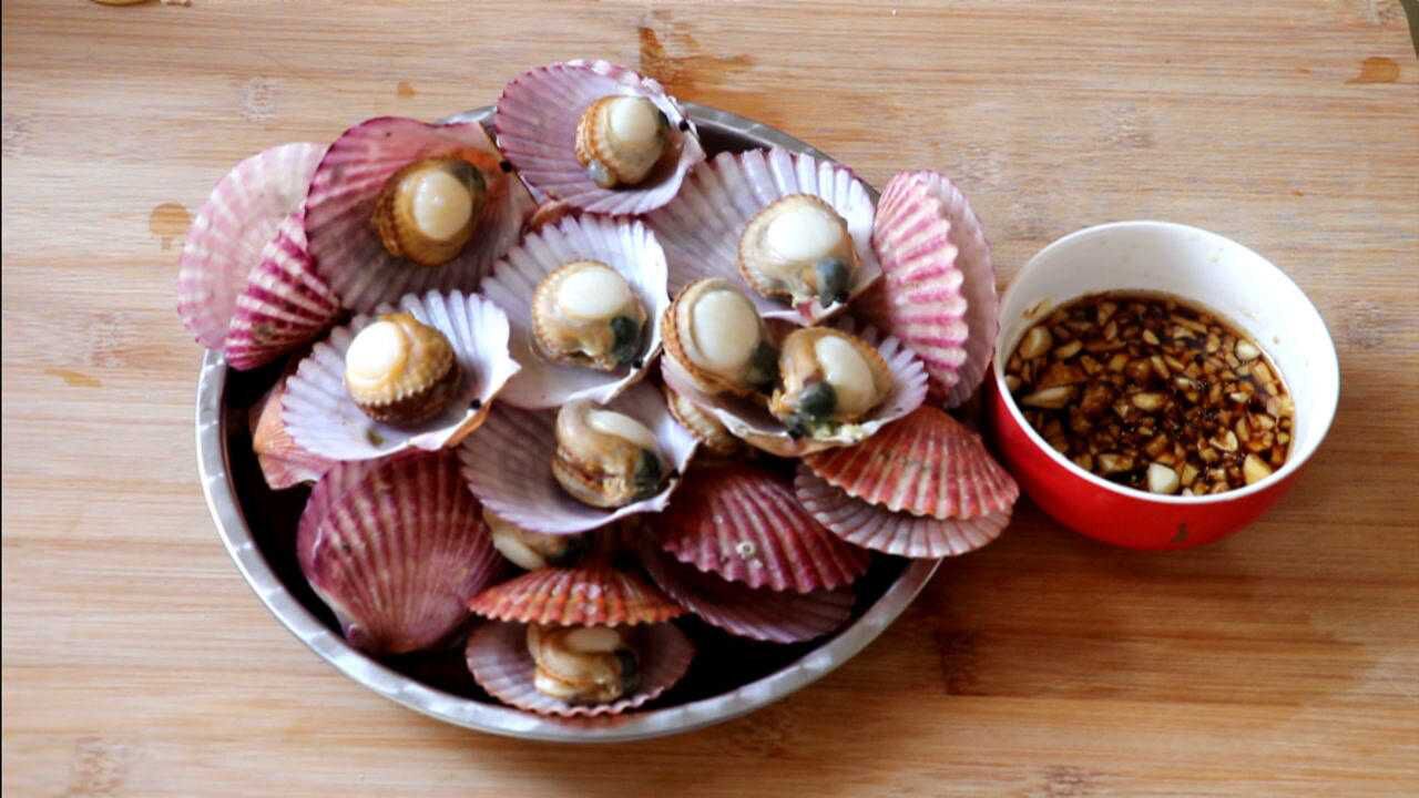 极品扇贝原汁原味的做法简单鲜美看着都流口水