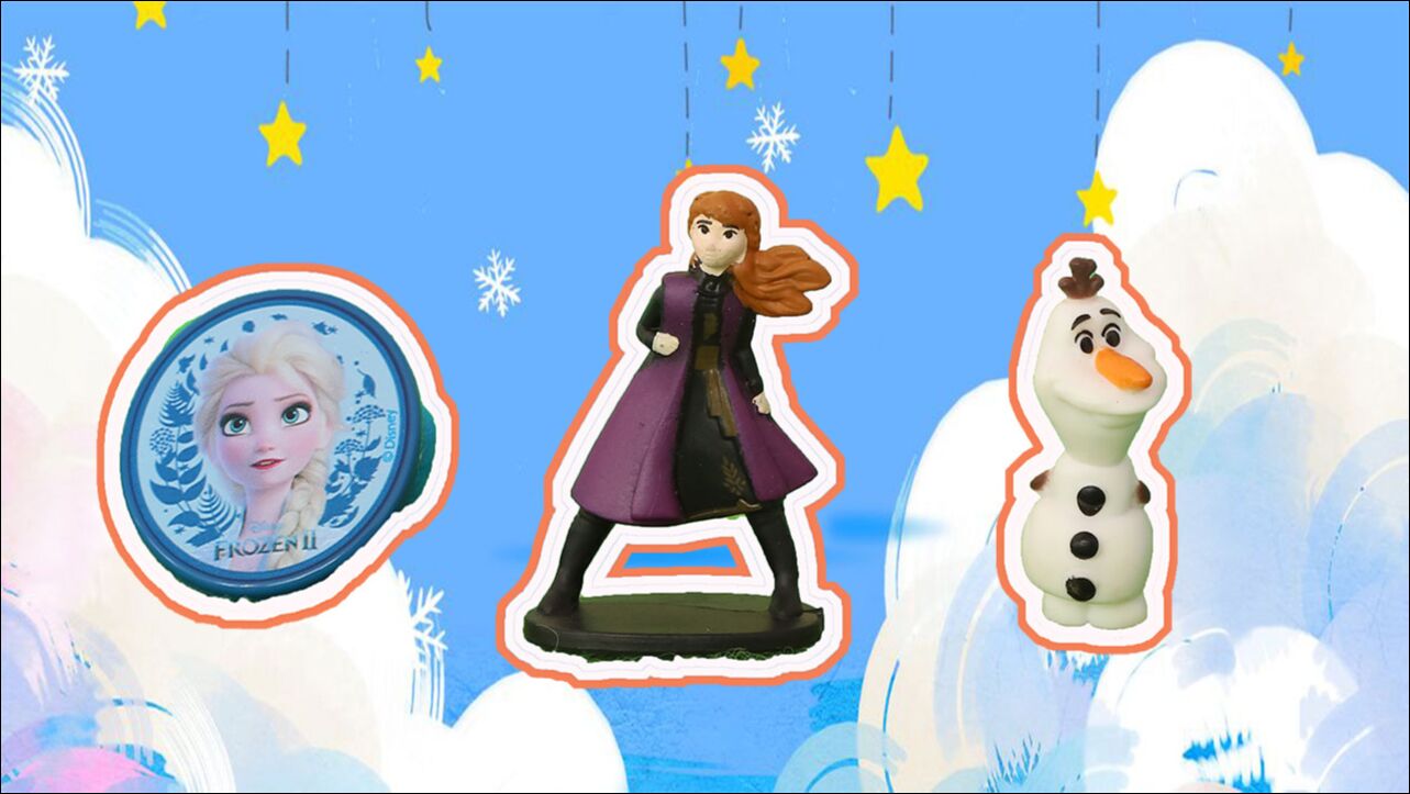 趣盒子冰雪奇缘玩具拆箱 冰雪奇缘:奇趣蛋拆出安娜公主艾莎发圈雪宝