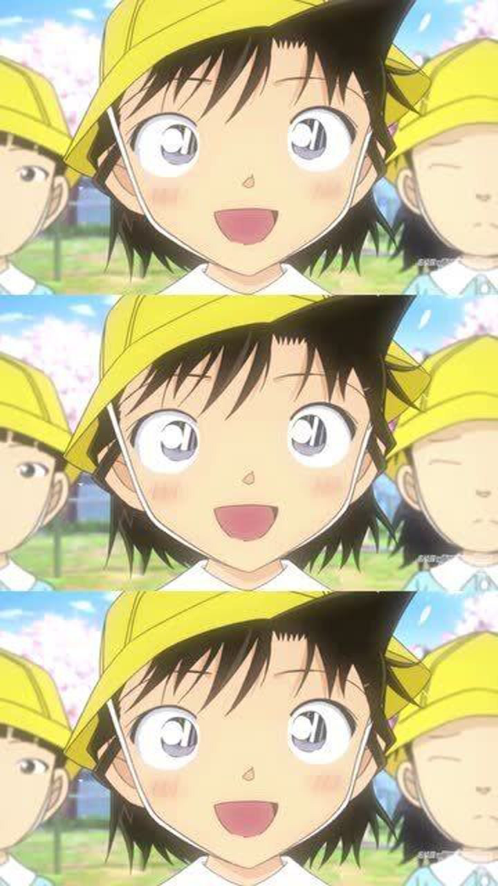 小兰爱新一是有原因的,即使在幼稚园,他依旧是盖世英雄!