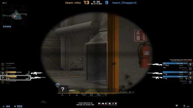 csgo:看看Niko这残局处理!